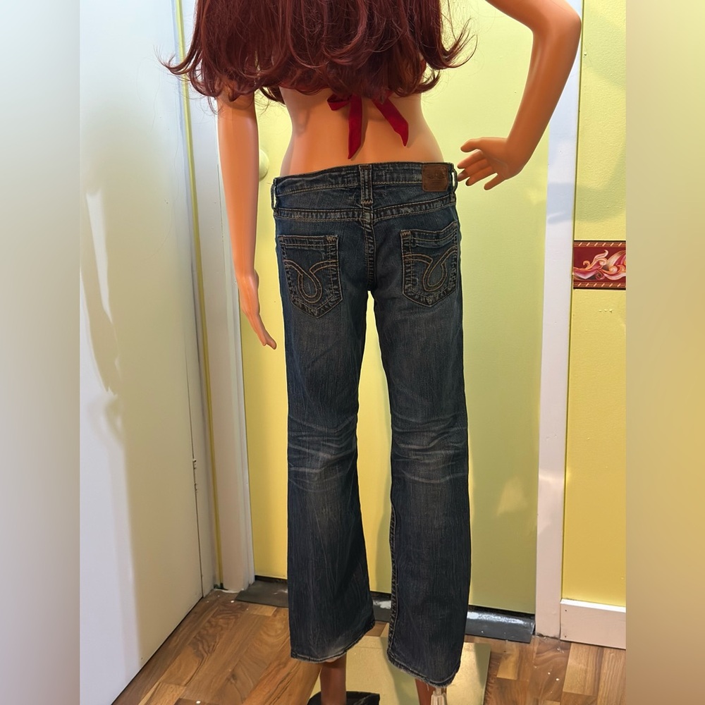 Big Star Women's Distressed Blue Flare Bootcut Jeans 30R 31" Inseam - Picture 9 of 16